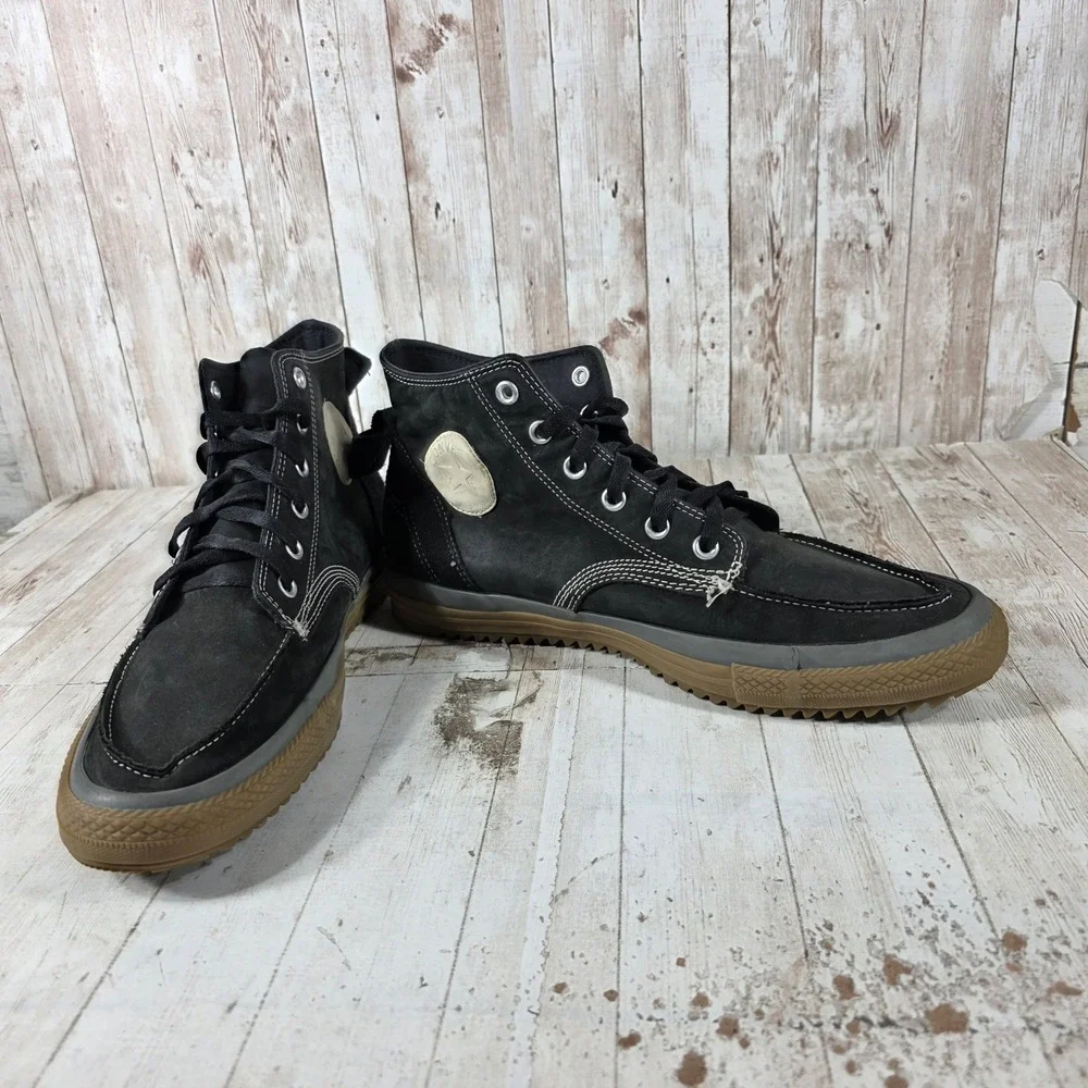 Converse Chuck Taylor All Star Outsider Black Nubuck Gum Sole Boots 135266C 12